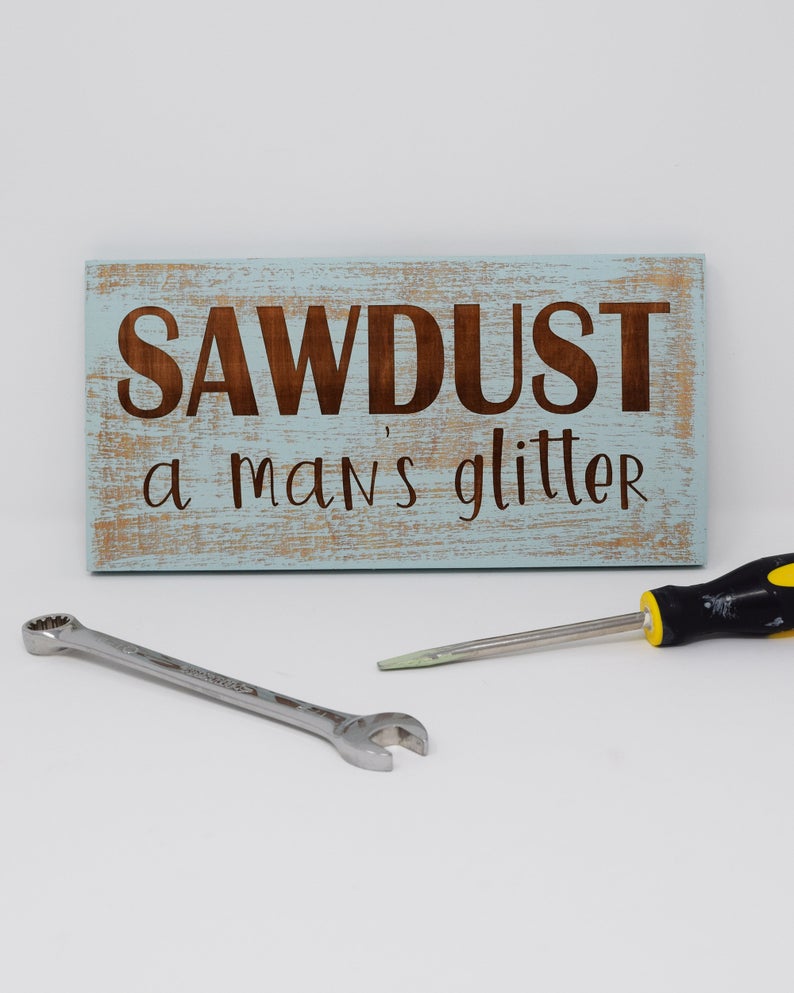 Sawdust, a man's glitter - Shore Thing Laser
