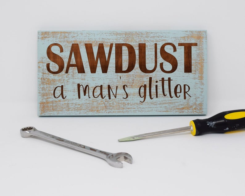 Sawdust, a man's glitter - Shore Thing Laser
