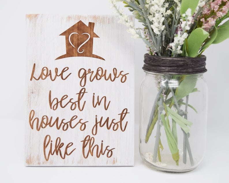 Love grows best in houses just like this - Shore Thing Laser