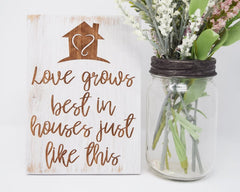 Love grows best in houses just like this - Shore Thing Laser