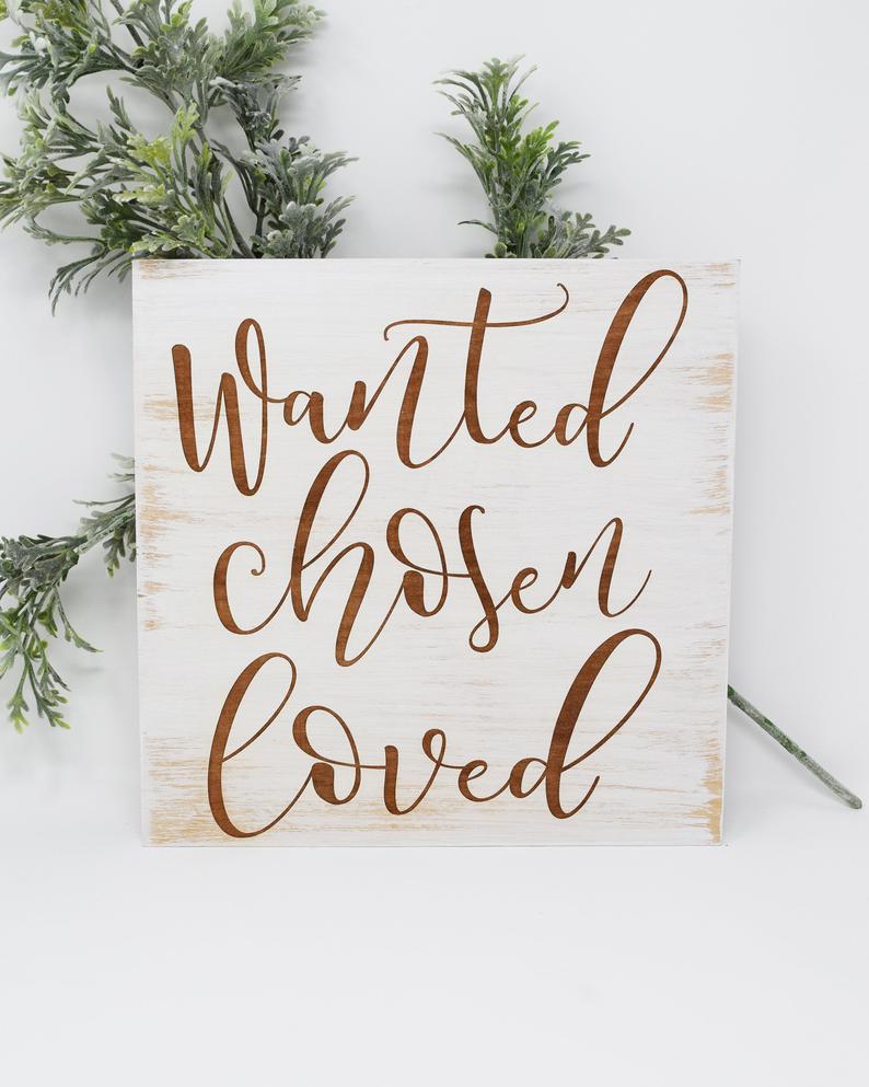 Wanted Chosen Loved - Shore Thing Laser