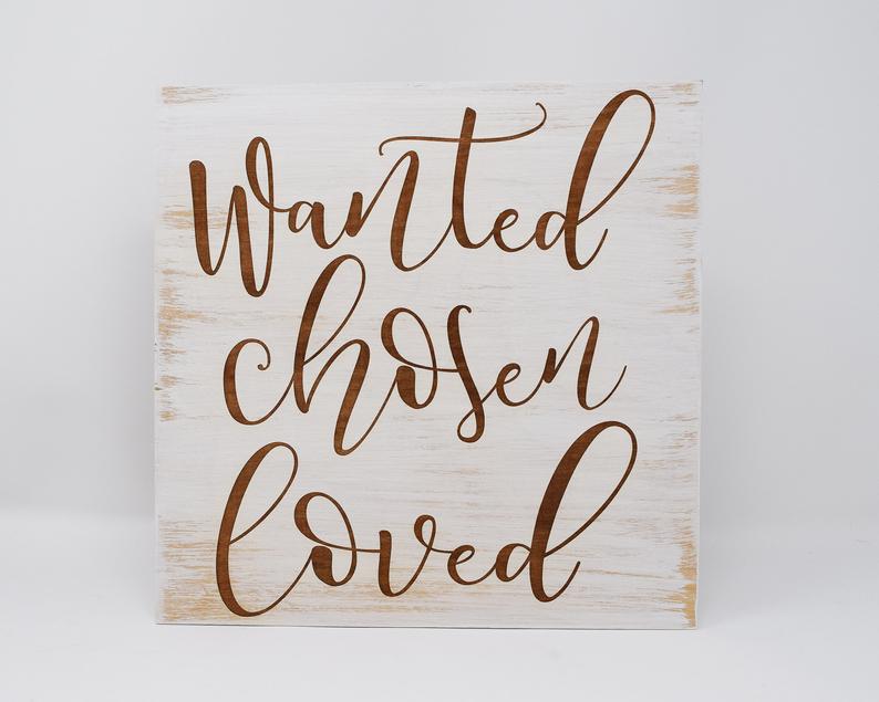 Wanted Chosen Loved - Shore Thing Laser