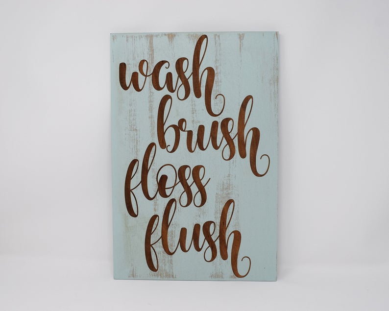 Wash Brush Floss Flush - Shore Thing Laser
