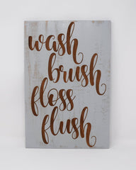 Wash Brush Floss Flush - Shore Thing Laser