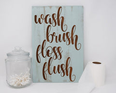 Wash Brush Floss Flush - Shore Thing Laser