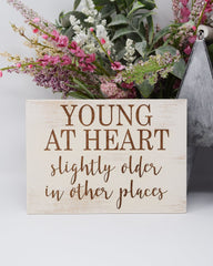 Young at Heart Slightly Older in Other Places - Shore Thing Laser